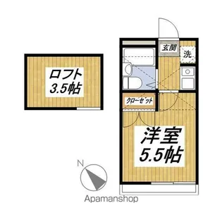 マインハイツ【1階】の間取り