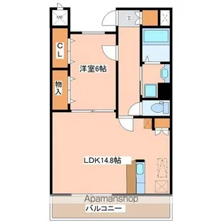 リヴィエール【4階】の間取り