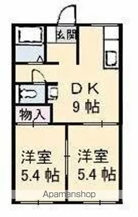 リベラU【1階】の間取り