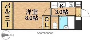 ベル・フローラ【3階】の間取り
