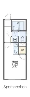 レオパレス南郷7丁目第14【203号室】の間取り