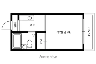 サンチェリー高田III【600号室】の間取り