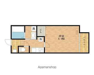 プリマヴェーラ和泉府中【108号室】の間取り