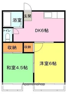 ハイツカトレア【203号室】の間取り