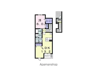 ブランピエール【2階】の間取り