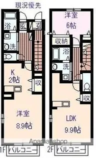 アンジュ・ルナ【2階】の間取り