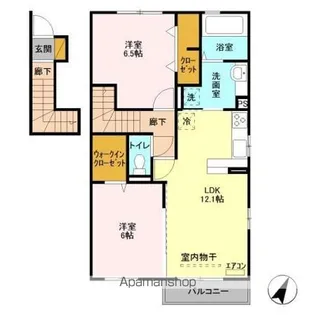 フェリスおおたかの森【2階】の間取り