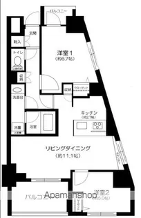 ルフレ赤羽サウス【5階】の間取り