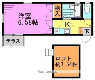 高円寺大和レジデンス【1階】の間取り