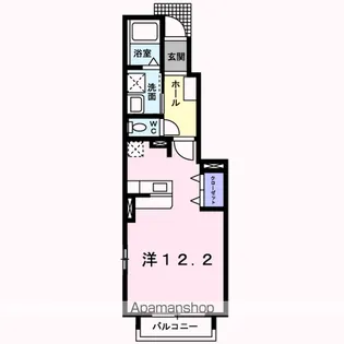 ベルソレイユ【1階】の間取り