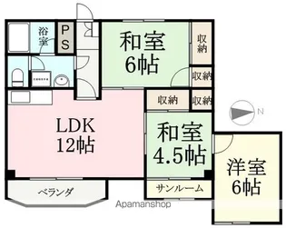コーポ小林【405号室】の間取り
