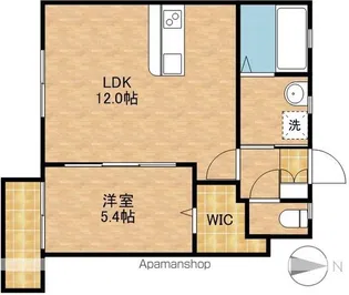 カリエンなめだ【3階】の間取り
