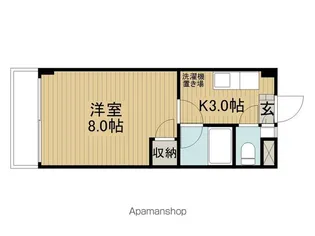 ネガイトハイツ【106号室】の間取り