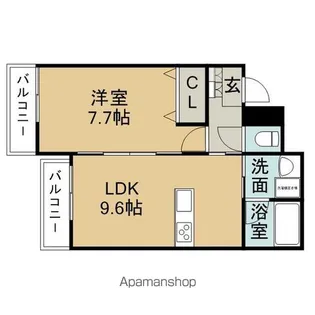 コントレール【3階】の間取り