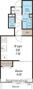 リブリ・花水木エスポワール【1階】の間取り