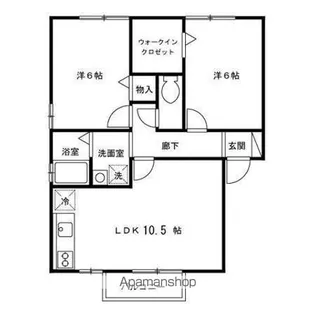 セジュールミキ【2階】の間取り