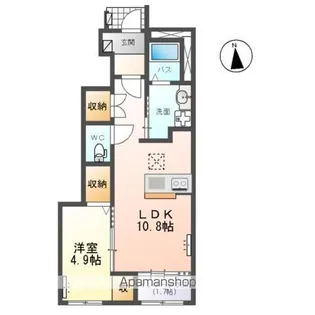 トータスV【1階】の間取り