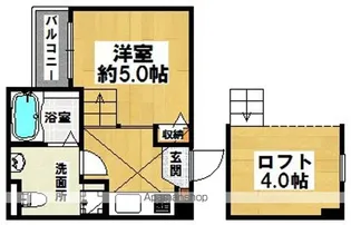 ロイヤルオーク湊【1階】の間取り