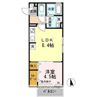 ルポゼ【2階】の間取り