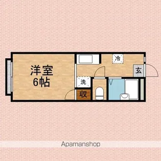プリマベーラ【206号室】の間取り