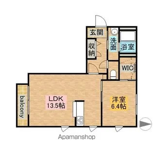 SHAMAISONPOPPYⅠ【201号室】の間取り