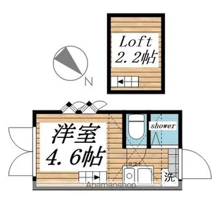フェリスアストル【2階】の間取り