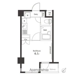 ヴェルト新宿落合【3階】の間取り
