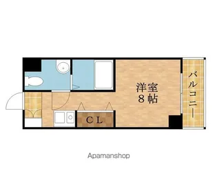 パティオ京橋【407号室】の間取り