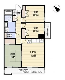 ヒルサイドコート松戸【2階】の間取り