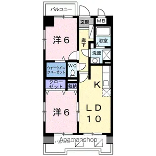 サンステージ【3階】の間取り