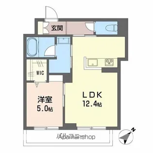 プティ・サーブル【2階】の間取り