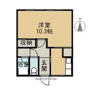 穂高荘【1階】の間取り