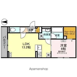アニヴェルセル【2階】の間取り