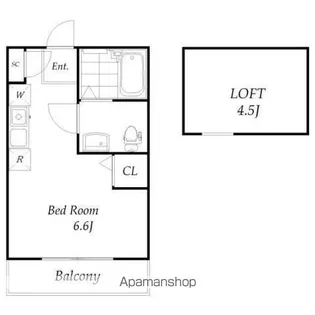 クレールブランシェ西寺尾【1階】の間取り