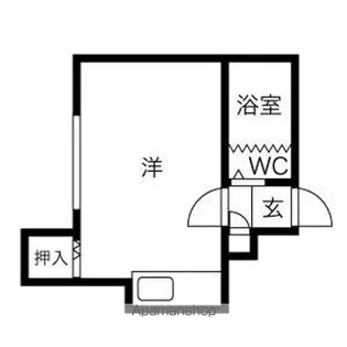 城南コーポラス【6号室】の間取り