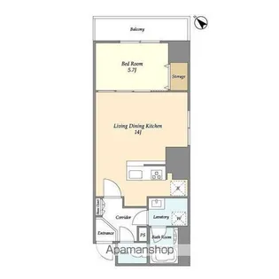 NIFIT日本橋横山町【3階】の間取り