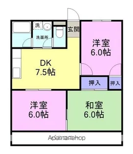 M・クリノキ【2階】の間取り