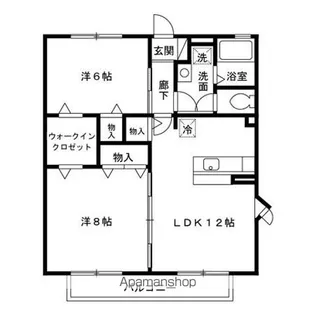 グリーン ベル【2階】の間取り