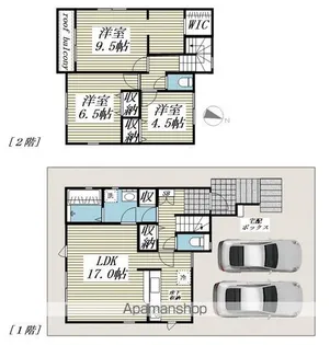 千葉県四街道市鹿渡【一戸建】の間取り