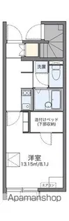 レオネクストグリーンパール【108号室】の間取り