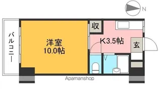 サンシティ2【3階】の間取り