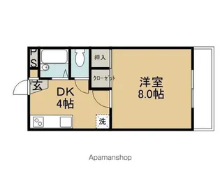 阿部ハイツ NO1【3階】の間取り