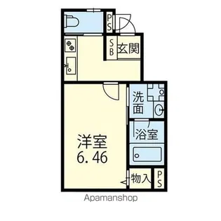 ホワイトステージ八王寺【103号室】の間取り