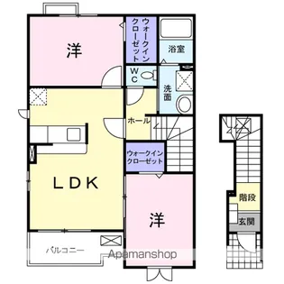 アクアヴァーレ Ⅰ【2階】の間取り