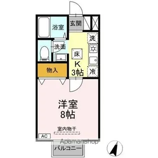 セジュールKⅢ【1階】の間取り