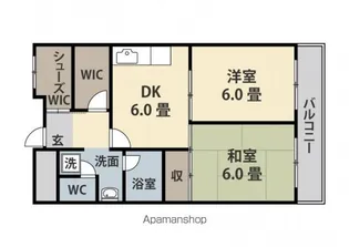 和光銀山レジデンス【405号室号室】の間取り