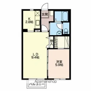 デリカⅡ【2階】の間取り