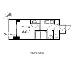 アステリ鶴舞テーセラ【15階】の間取り