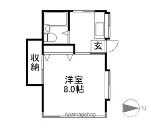山王ハイツ【102号室】の間取り