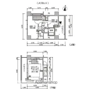 東雲キャナルコートCODAN20号棟【9階】の間取り